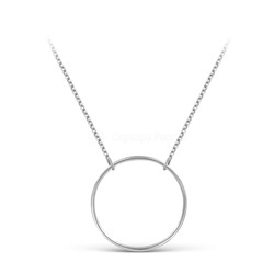 Колье из серебра родированное 925 пробы КЧ-005
