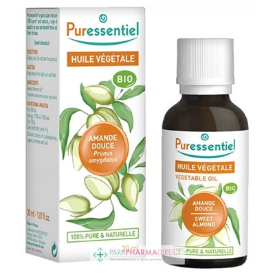 Puressentiel Huile Végétale Amande Douce BIO 50 ml