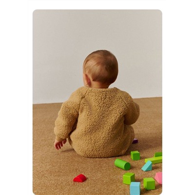 Детский комбинезон для малышей из шерпа ткани Ga*p Kids 🩶  Оригинал