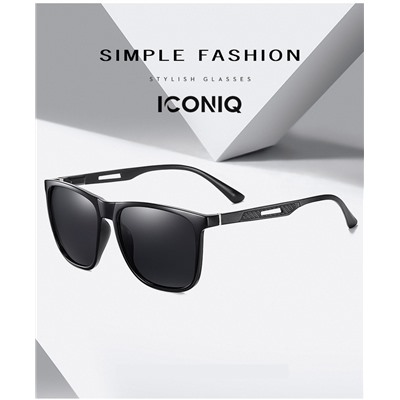 IQ30051 - Солнцезащитные очки ICONIQ TR3333 Bright black gray sheet C01-P01
