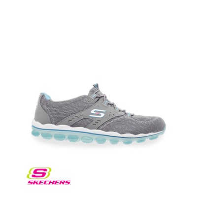 Skechers Lite SkechAir Athletic Gray/Blue Nursing Shoe