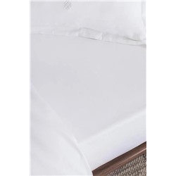 Lilas Çift Kişilik Nakışlı Saten Nevresim Takımı - Açık Gri
