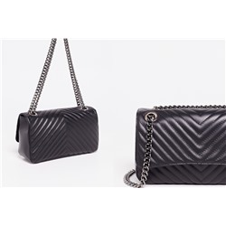 Bolso de piel Mnina Negro