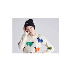 United Colors of Benetton Logolu Ponponlu Bere 312141144D0975-100