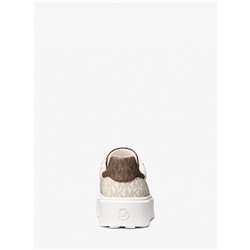 Romey Two-Tone Logo Platform Sneaker