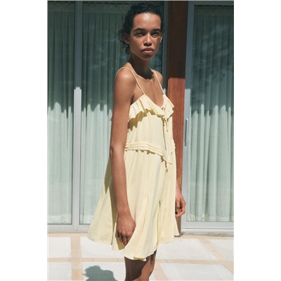 ZW COLLECTION SHORT DRESS WITH RUFFLES