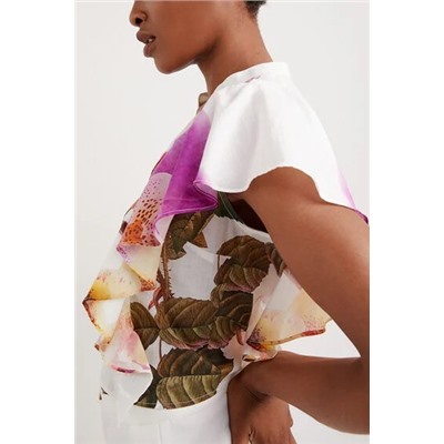 Blusa floral M. Christian Lacroix