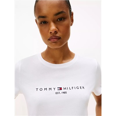 Embroidered Tommy Logo T-Shirt