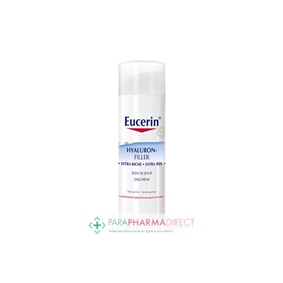 Eucerin Anti-Age Hyaluron-Filler Extra Riche Soin de Jour Peaux Sèches à Très Sèches 50ml