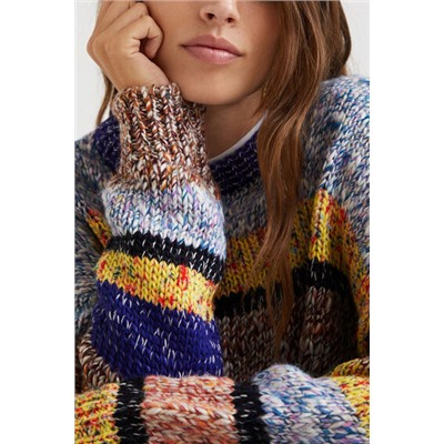 Jersey tricot jaspeado