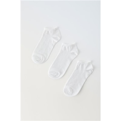 THREE-PACK OF BASIC ANKLE SOCKS
