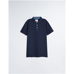 Father's Day' Piquet Polo, Men, Dark Blue