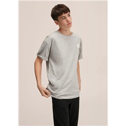 Camiseta jaspeada algodón -  Niño | MANGO OUTLET España