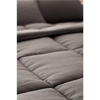 Mona Tek Kişilik Comforter Set - Antrasit