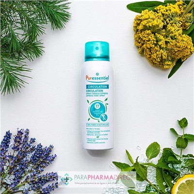 Puressentiel Circulation Spray Tonique Express 2x100 mlLot  × 2