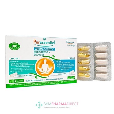 Puressentiel Aroma Stress Duo Stress + 30 gélules