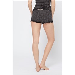 Minishort Negro y blanco