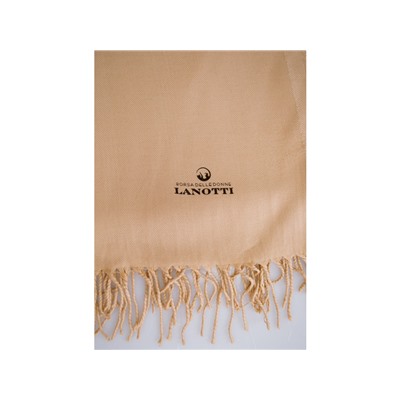 Палантин Pashmina женский Lanotti/топленое-молоко