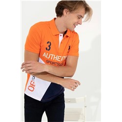 U.S. Polo Assn. Erkek Turuncu Polo Yaka T-shırt G081GL011.000.1358289.VR051