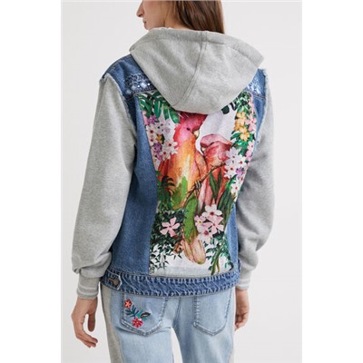 Chaqueta híbrida aves del paraíso