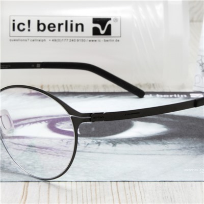IB00048 - Оправа ic!Berlin Mistral Bayamo gun metal + футляр