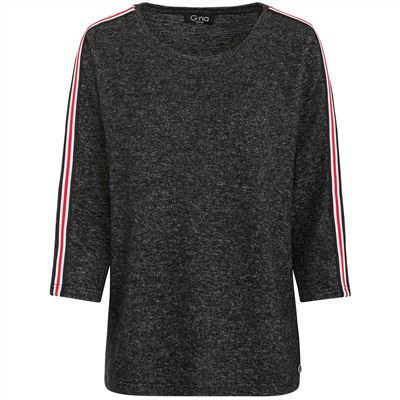 Damen Shirt mit Galonstreifen