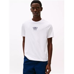 Embroidered Crest Logo T-Shirt