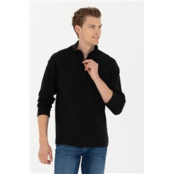 Erkek Siyah Sweatshirt