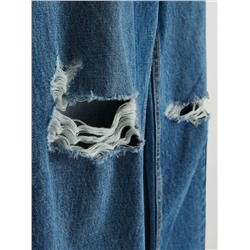 Jeans im Carrot-Fit in Used-Optik