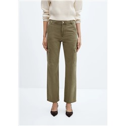 Jeans cargo bolsillos