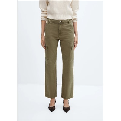 Jeans cargo bolsillos