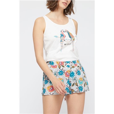 Short Veia Crudo y negro