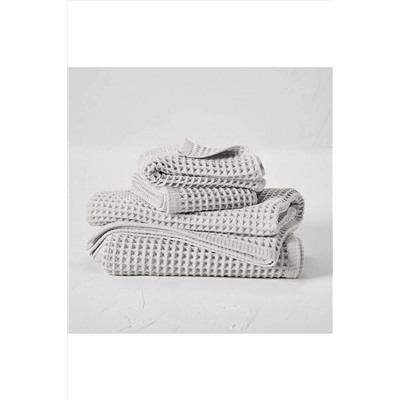 Tenntex Waffle Desen 50x80 Baş Havlusu 70x140 Banyo Havlusu 2' Li Havlu Seti wafflehavlu