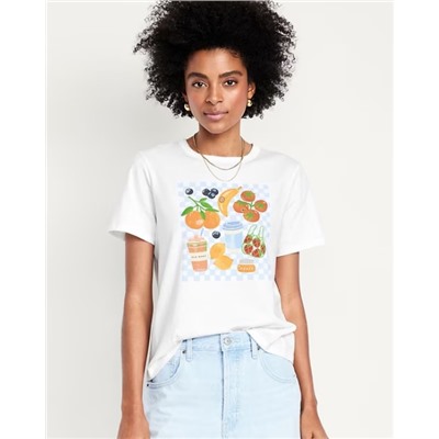 EveryWear Crew-Neck Graphic T-Shirt