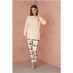 İPEKTENİM Baskılı Pijama Takım 7122