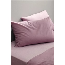 Cher King Size Pamuklu Baskılı Nevresim Takımı - Açık Mürdüm