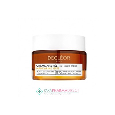 Decléor Mandarine Verte Eclat Crème Ambrée à l'Acide Hyaluronique Teintée 50ml