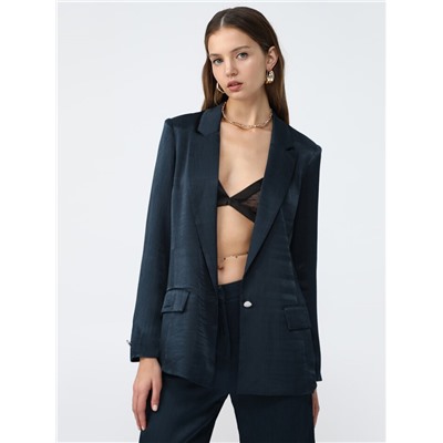 FLOWING SATIN BLAZER