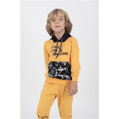 AHENGİM Kids Ak15015 Erkek Cool Baskılı Eşofman Takım 1-2-10001071