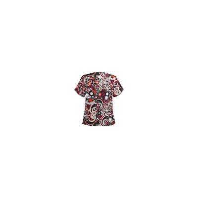 UA Pucci Power Pewter Print Scrub Top