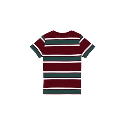 Erkek Çocuk Bordo Basic Tişört