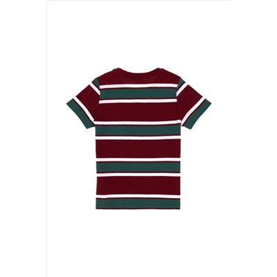 Erkek Çocuk Bordo Basic Tişört