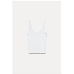 RIBBED T-SHIRT WITH POCKET