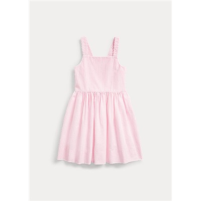 Girls 2-6x Cotton Seersucker Dress