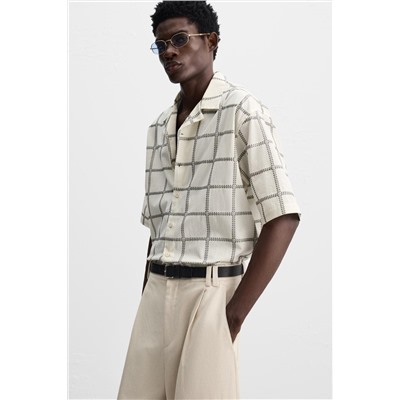 CAMISA BORDADO CUADROS