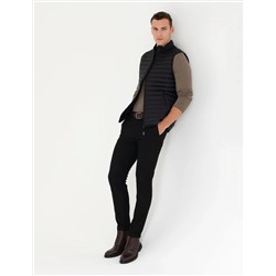 Siyah Slim Fit Yelek