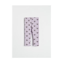 Leggings mit Hundemuster