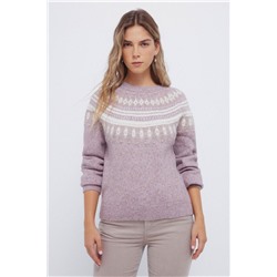 Jersey cenefas jacquard