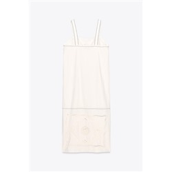 ZW COLLECTION EMBROIDERED STITCHED DRESS