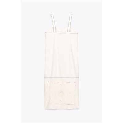 ZW COLLECTION EMBROIDERED STITCHED DRESS